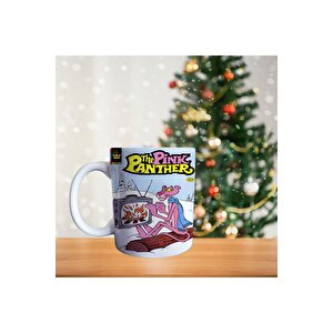 Pembe Panter Porselen Kupa