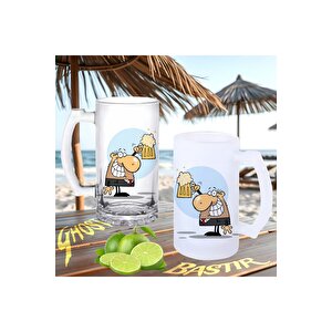 Şerefe Buzlu Ya Da Buzsuz Bira Bardağı