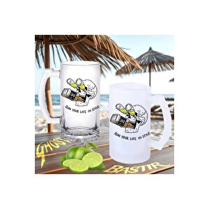 Kurukafa Fishbowl Buzlu Ya Da Buzsuz Bira Bardağı