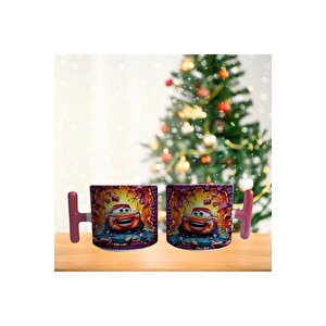 Arabalar Filmi Şimşek Mcqueen Porselen Fincan / Kupa -mug