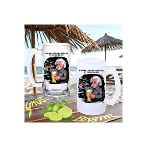 Einstein Buzlu Ya Da Buzsuz Bira Bardağı