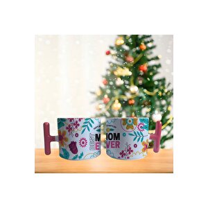 Anneler Günü Çiçekli Porselen Fincan / Kupa -mug