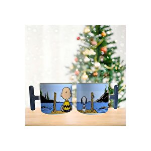 Snoopy Sahilde Porselen Fincan / Kupa -mug