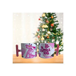Pembe Panter Porselen Fincan / Kupa -mug