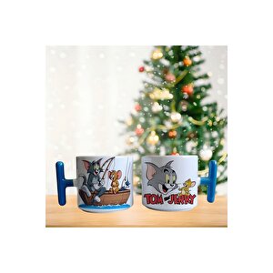 Tom Ve Jerry Balıkta Porselen Fincan / Kupa -mug