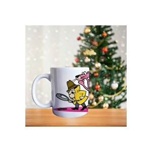 Pembe Panter Porselen Kupa