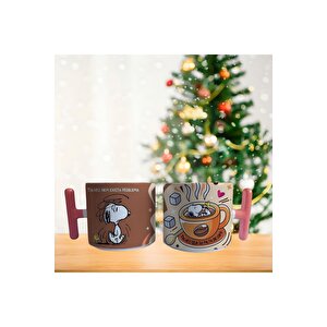Snoopy Kahve Banyosu Porselen Fincan / Kupa -mug