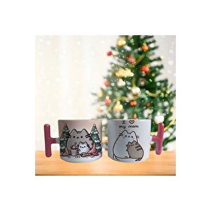 Anneler Günü Pusheen Porselen Fincan / Kupa -mug