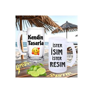 Kendin Tasarla Buzlu Ya Da Buzsuz Bira Bardağı