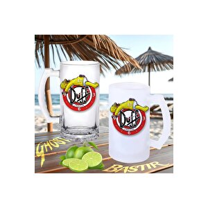 Simpson Duff Buzlu Ya Da Buzsuz Bira Bardağı