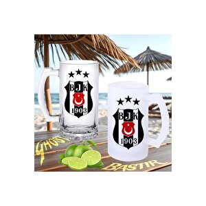 Beşiktaş Taraftar Buzlu Ya Da Buzsuz Bira Bardağı