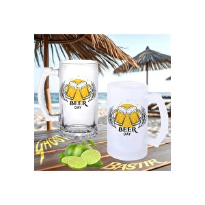 Beer Day Buzlu Ya Da Buzsuz Bira Bardağı