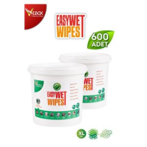 Easy Wet Wipes Kova Islak Mendil Eko 2’li 600 Adet-okyanus Ferahliği