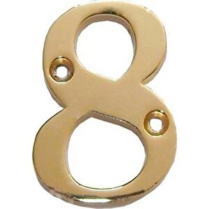 Metal Rakam Numara  Sari-4