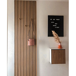 Eko Keçeli̇ Akusti̇k Ahşap Panel Savana Meşe