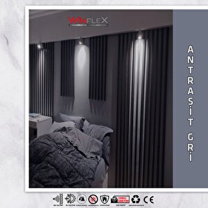 12 Adet Antrasi̇t Ahşap Çita - 120cm.