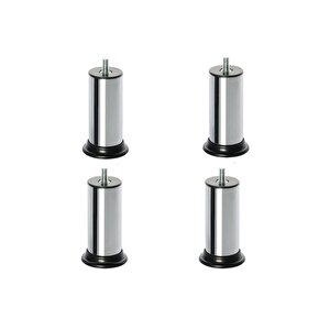 Robot Süpürge Uyumlu Koltuk Baza Ayağı Metal Civatalı Metrik Diş 10mm (4 Adet) 10 Cm