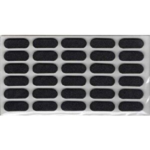 Eva Darbe Ve Ses Stoperi 22x8mm Siyah - 100'lü Paket