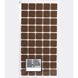 Mobilya Altı Zemin Koruyucu Keçe 20x20mm
