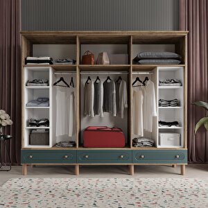 Soho 6 Kapak Yeşil Gardırop