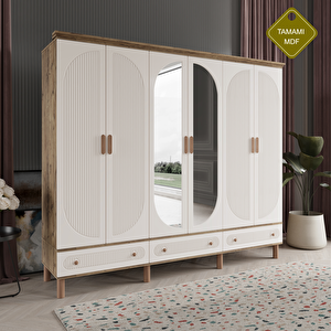 Soho 6 Kapak Aytaşı Gardırop Tamamı Mdf