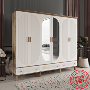 Soho 6 Kapak Aytaşı Gardırop Tamamı Mdf