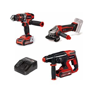 Te-tk 18/3 Akülü Kombo Set Te-cd 18/48 Li-i + Te-ag 18/115-2 Li + Te-hd 18/20 Li