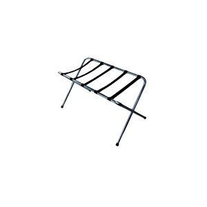 Dzgn Home Metal Vali̇zli̇k Katlanir Bavulluk Otel Ti̇pi̇ Vali̇z Sehpasi - Krom