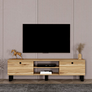 Sema Bohem Ayaklı Kapaklı Tv Ünitesi Tv Sehpası 180 Cm. Sm04