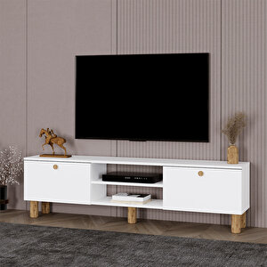 Sema Bohem Ayaklı Kapaklı Tv Ünitesi Tv Sehpası 180 Cm. Sm01