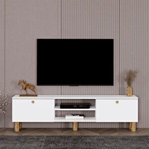 Sema Bohem Ayaklı Kapaklı Tv Ünitesi Tv Sehpası 180 Cm. Sm01