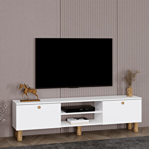 Sema Bohem Ayaklı Kapaklı Tv Ünitesi Tv Sehpası 180 Cm. Sm01