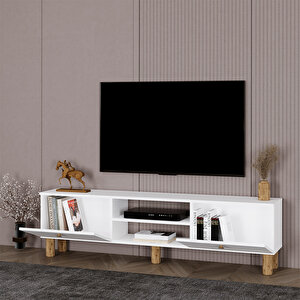Sema Bohem Ayaklı Kapaklı Tv Ünitesi Tv Sehpası 180 Cm. Sm01