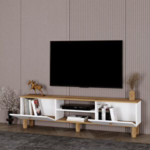 Sema Bohem Ayaklı Kapaklı Tv Ünitesi Tv Sehpası 180 Cm. Sm02