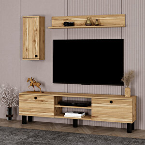 Şule Bohem Ayaklı Kapaklı Tv Ünitesi Tv Sehpası 180 Cm. Sl04