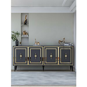 Sambadh (kx180) Konsol Antrasit-altın Antrasit Gold