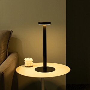 Dokunmatik Şarjlı Dekoratif Halter Led Masa Lambası