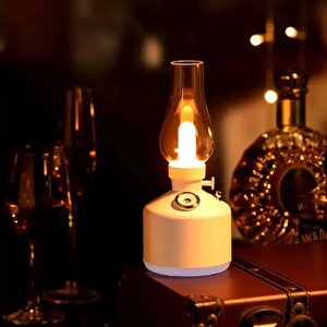 Nostajik Şarjlı Dekoratif Kelkit Led Masa Lambası