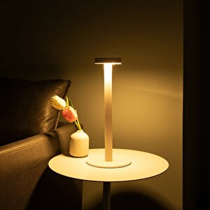 Dokunmatik Şarjlı Dekoratif Halter Led Masa Lambası