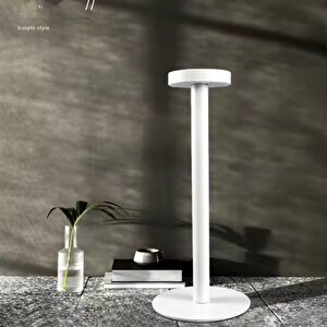 Dokunmatik Şarjlı Dekoratif Halter Led Masa Lambası