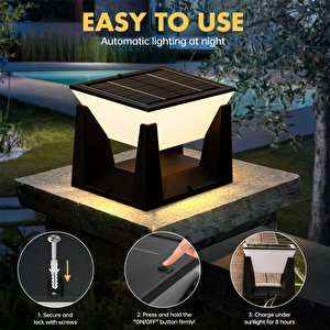 100 Watt Solar Set/baba Duvar Üstü Dekoratif Armatür