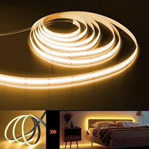 320 Ledli 12 Volt İç Mekan Cob Şerit Led (5 Metre Paket + Günışığı)