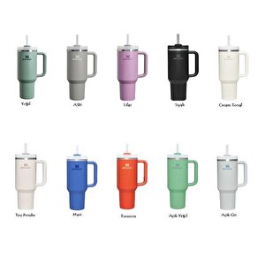 Stanley Termos Bardak Quencher Pipetli 1.18 Lt Açık Pembe