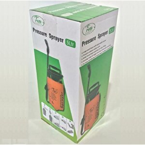 5 Lt Basınçlı Su İlaç Dezenfektan Bahçe İlaçlama Araç Temizleme Pompası