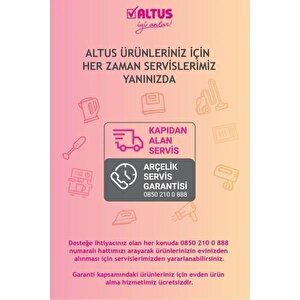 Altus Al 38 Bfb Kanatsız Vantilatör Siyah