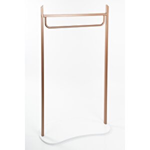 Tower Metal Ayaklı Askılık Konfeksiyon Askılığı Elbise Askılığı Rose Kıyafet Askılığı