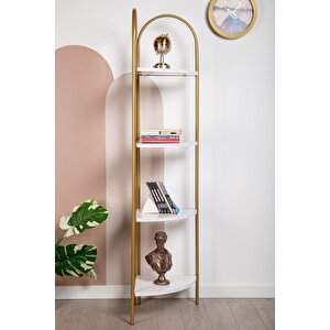 Artemi̇s Dekorati̇f Metal Mobi̇lya Gold 4 Katli Ki̇taplik