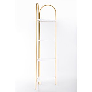 Artemi̇s Dekorati̇f Metal Mobi̇lya Gold 4 Katli Ki̇taplik