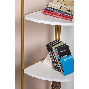 Artemi̇s Dekorati̇f Metal Mobi̇lya Gold 4 Katli Ki̇taplik