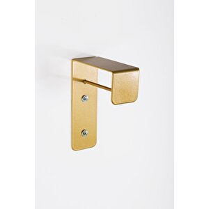 Gold Metal L Model  Askilik Duvara Monte Askılık Elbise Askılığı Konfeksiyon Askılığı Kıyafet Askı
